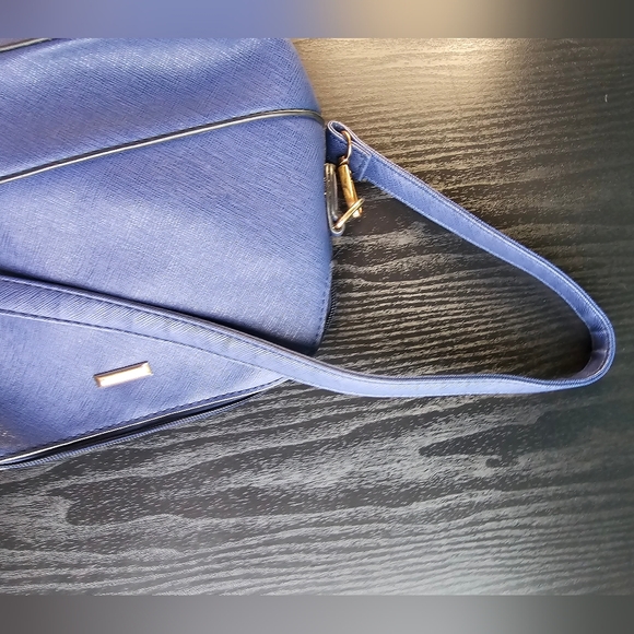 Elim and Paul Blue Cross Body Purse OS - Picture 7 of 11